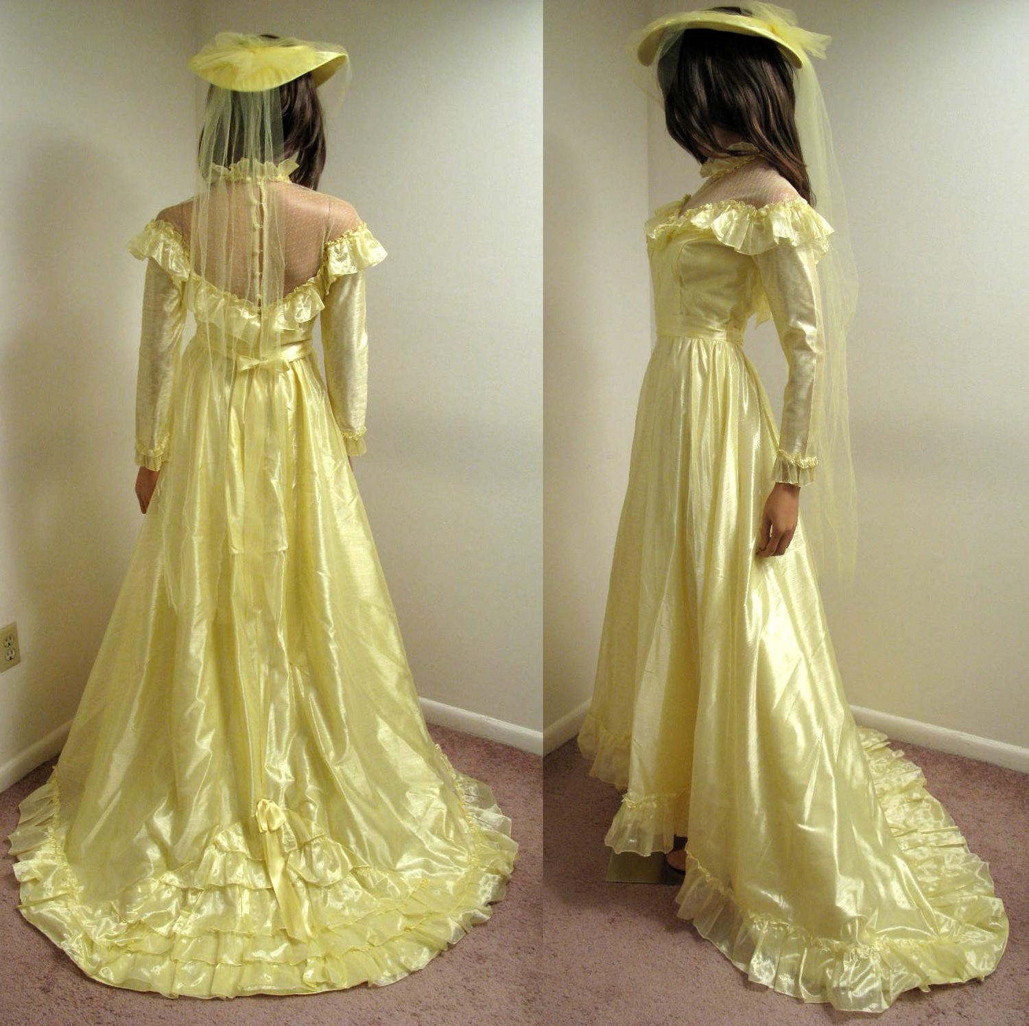 Yellow Victorian Style Wedding