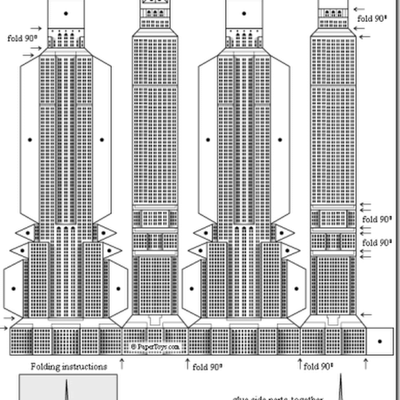 Empire State Building maqueta para armar