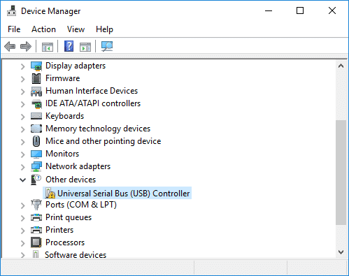 Solucione el problema del controlador del controlador de bus serie universal (USB)