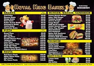 Royal King Bakez menu 1