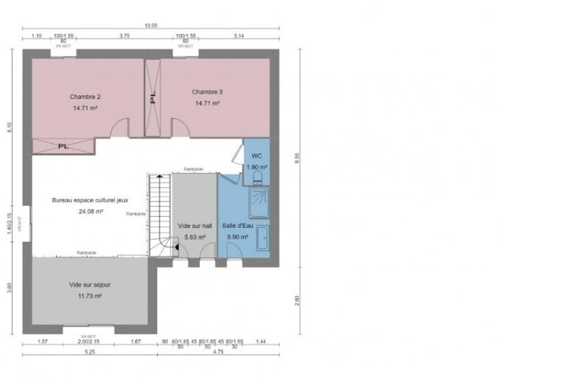  Vente Terrain + Maison - Terrain : 769m² - Maison : 150m² à Vaux-le-Pénil (77000) 