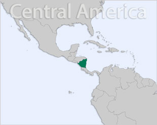 Nicaragua location map