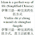 Islam Perfect Way of Life Chinese | 伊斯兰是一种完美的生活方式