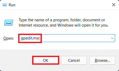 Chạy hộp thoại.  Cách bật Trình chỉnh sửa chính sách nhóm trong Windows 11 Home Edition