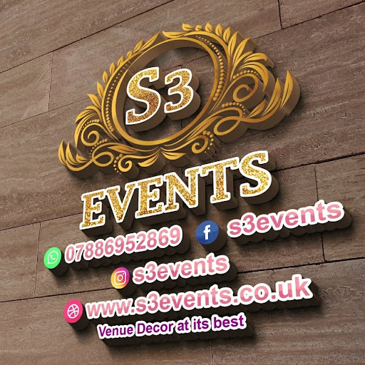 S3 Events and wedding venue decors logo