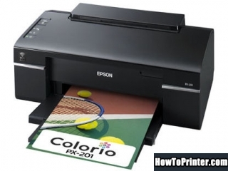 Reset Epson PX-203A printer by Epson Waste Ink Pad Counters resetter