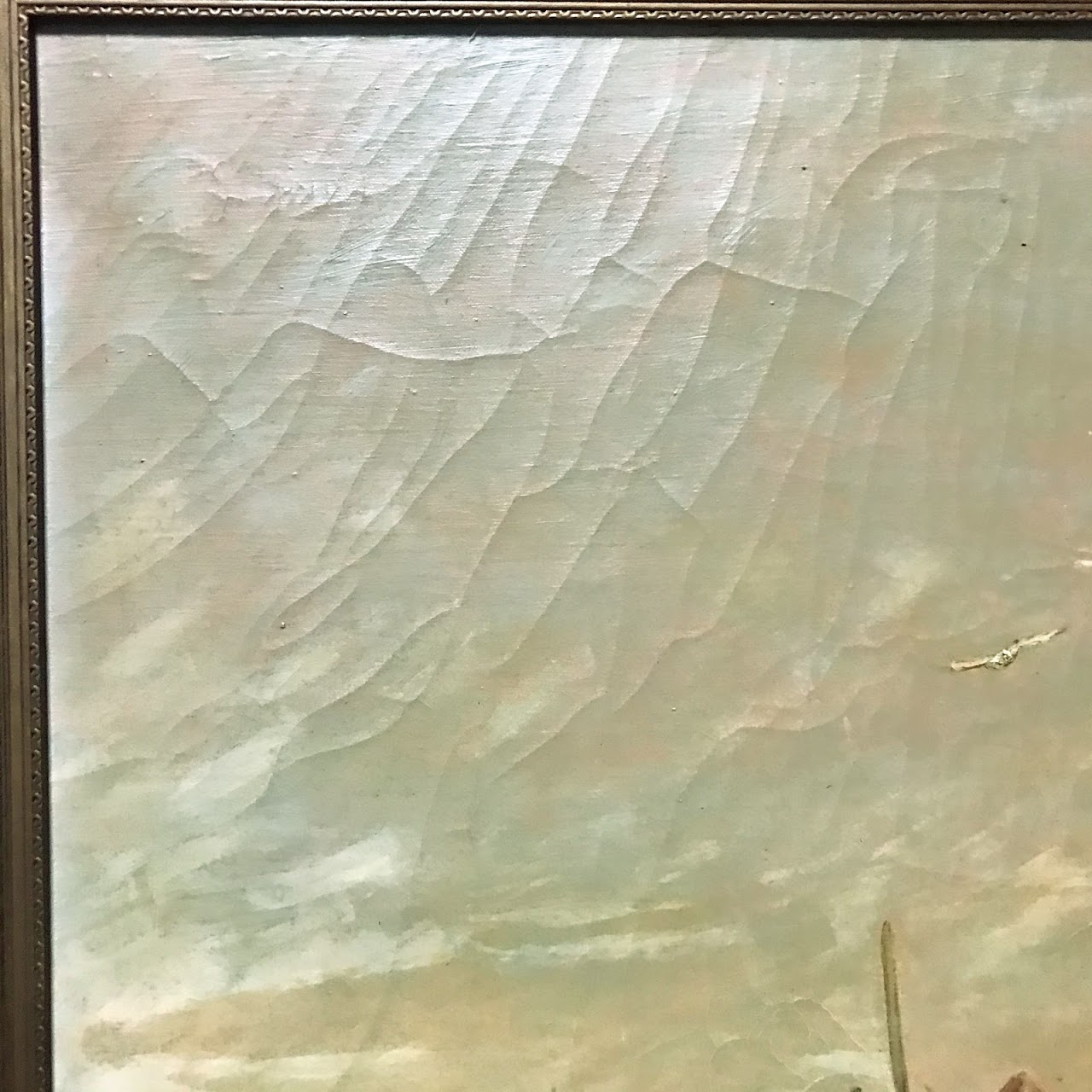 Feuerhahn Signed Mid-Century Oil Painting