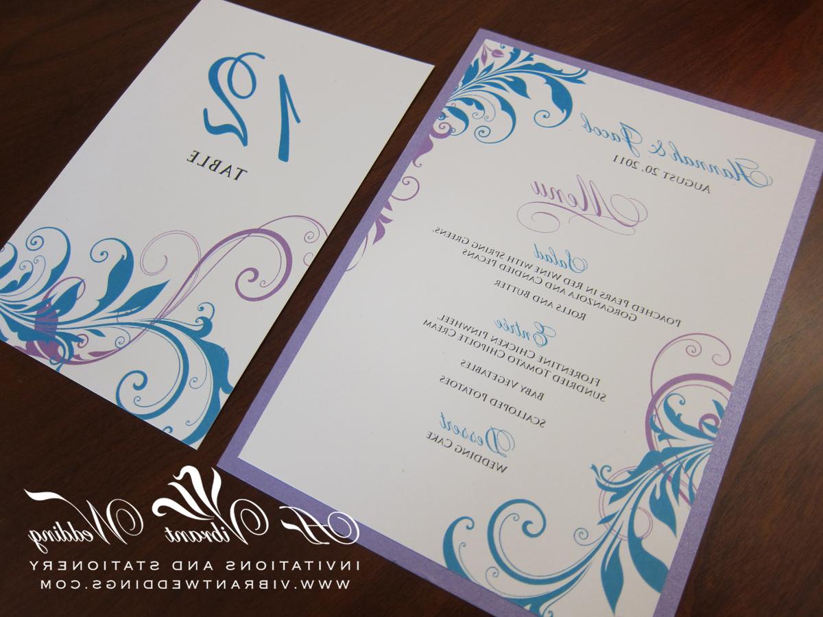 Customize your Menu Cards and