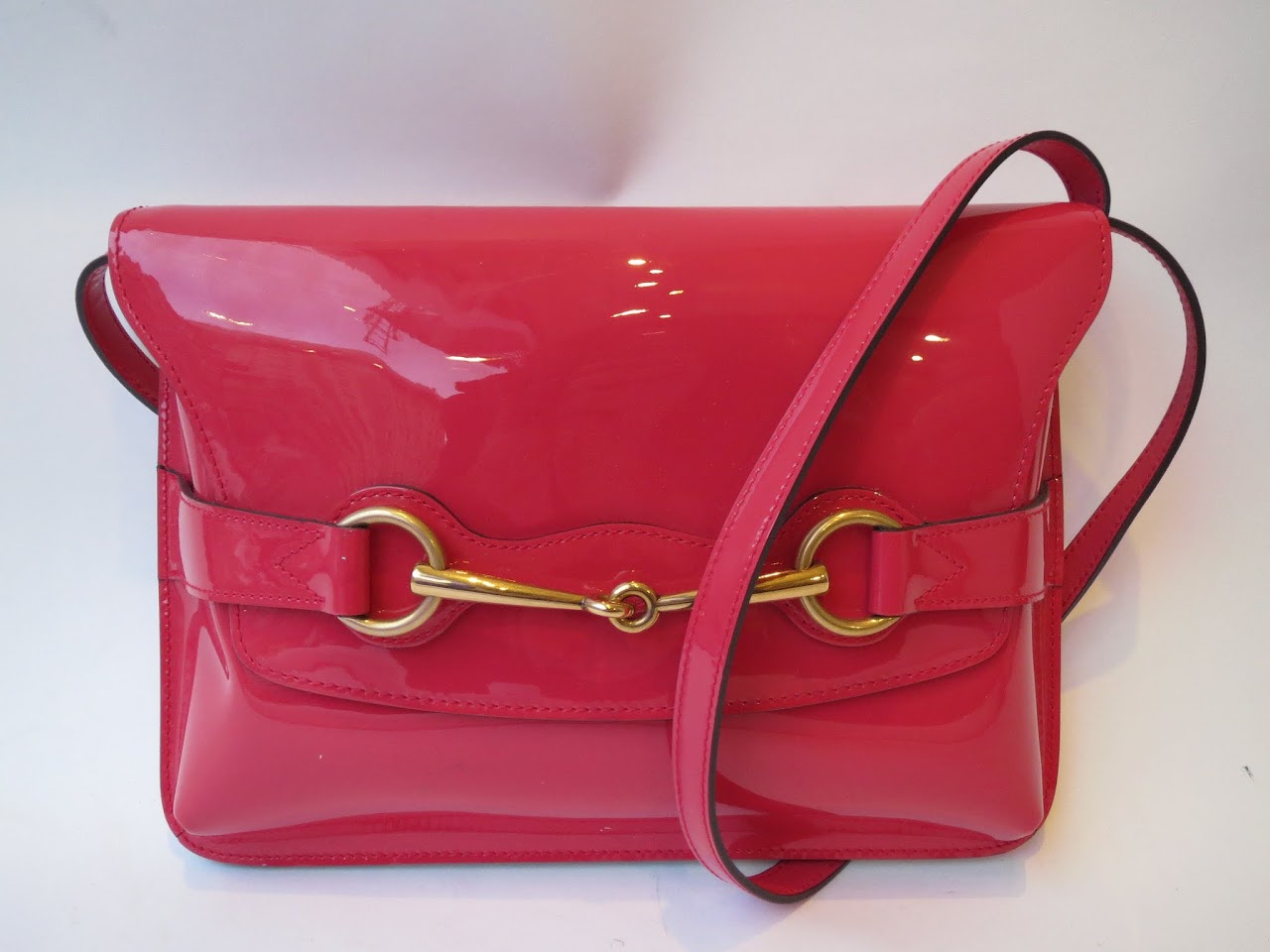 Gucci Patent Leather Crossbody Bag