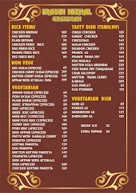 Iravin Nizhal Unavagam menu 1