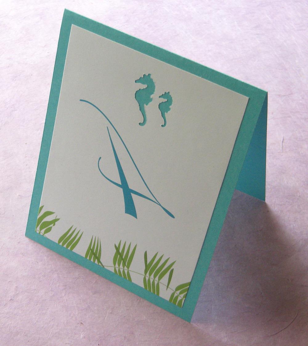 beach table number holders for