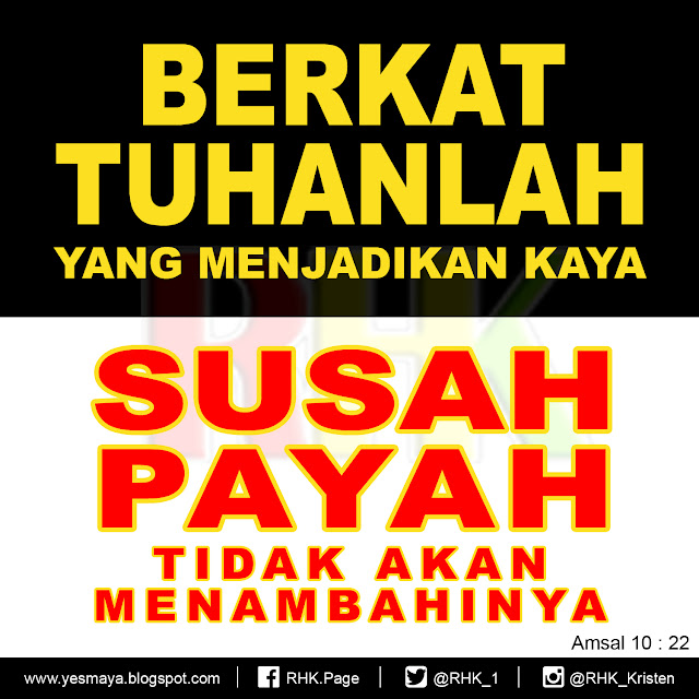 Berkat Tuhan Menjadikan Kaya