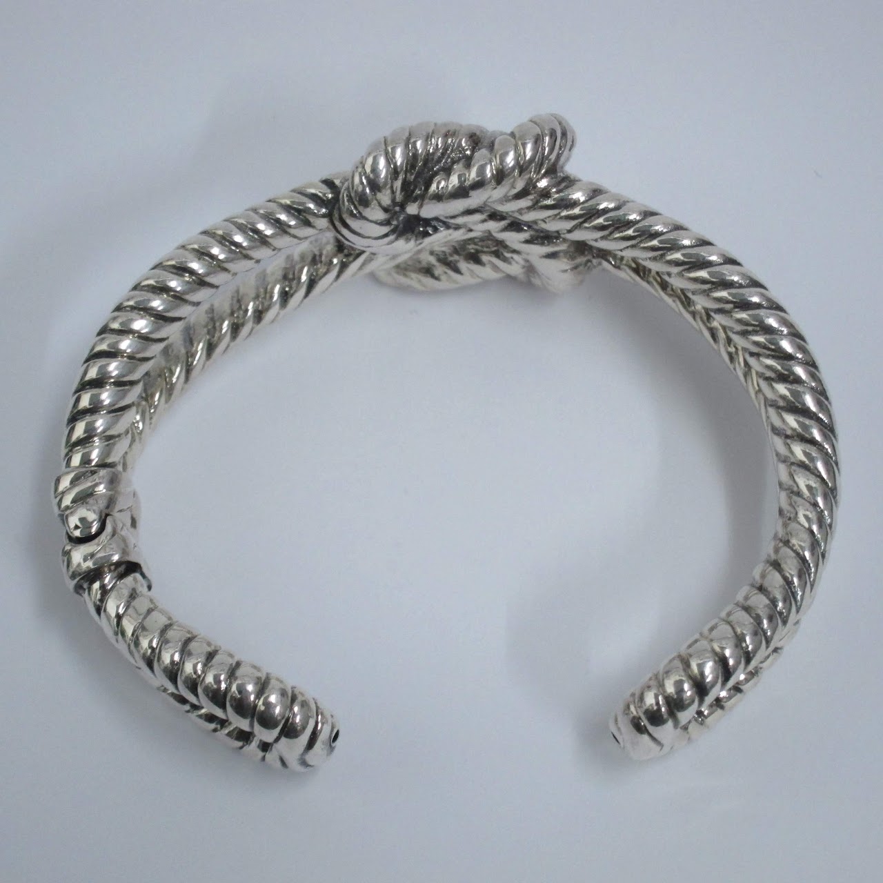 Sterilng Silver Knot Cuff