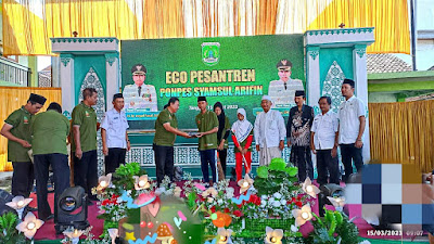 Jalin Program ECO, Ponpes Syamsul Arifin Pukul Bersama DLH Kabupaten Pasuruan