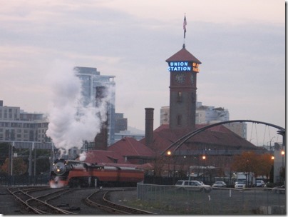 IMG_9735 Southern Pacific Daylight GS-4 4-8-4 #4449 at Union Station in Portland, Oregon on October 20, 2009