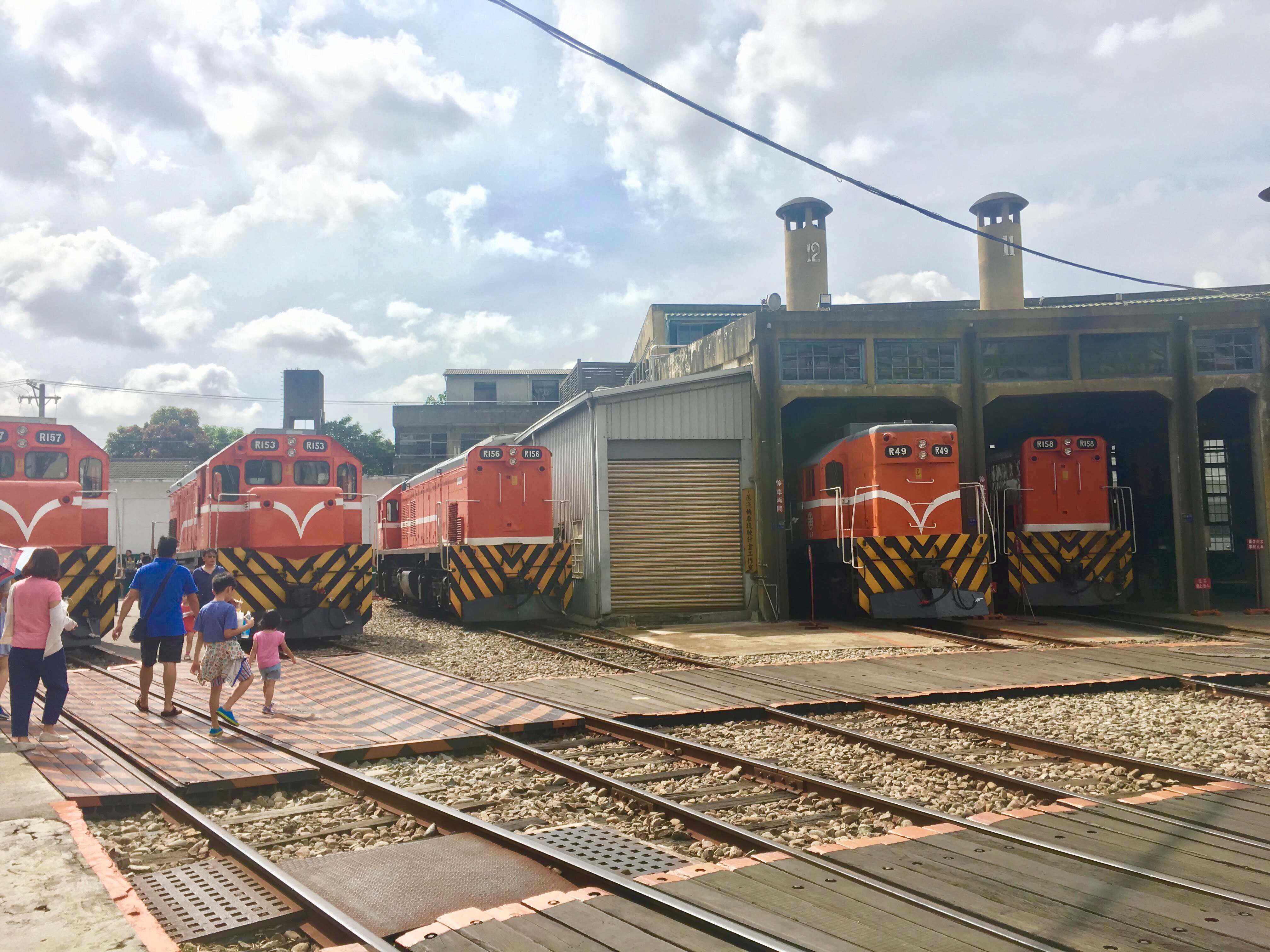 changhua roundhouse, fan shaped garage, changhua, Taiwan