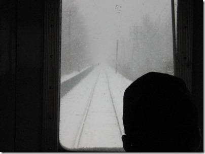 IMG_4753 View From Inside Northwest Rail Museum Daylight Observation Car #2955 James J. Gilmore in Portland, Oregon on December 14, 2008