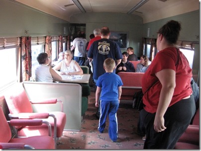 IMG_2815 Lounge Interior of Spokane, Portland & Seattle Sleeper-Lounge #600 Mount Hood at Union Station in Portland, Oregon on May 8, 2010