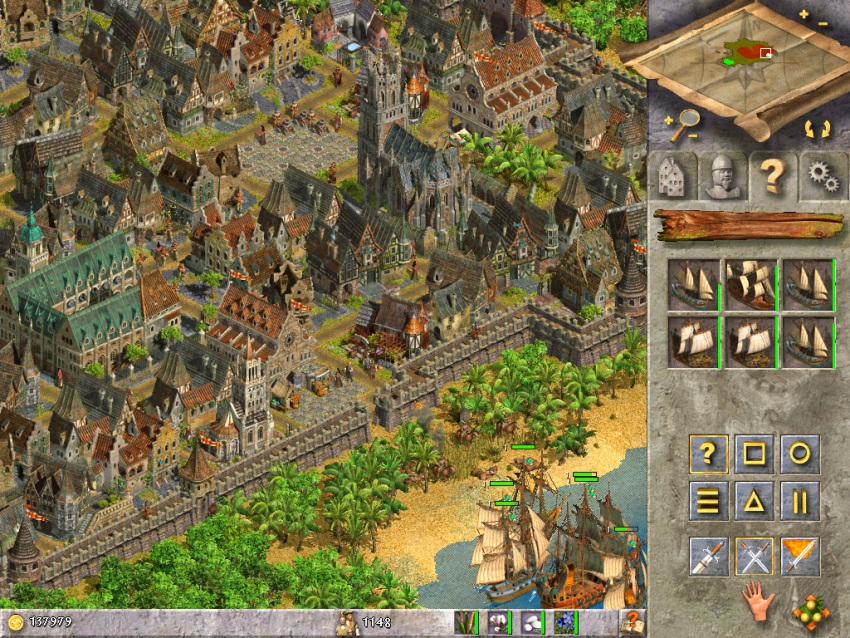 Hình ảnh trong game Anno 1602 A.D. (screenshot)