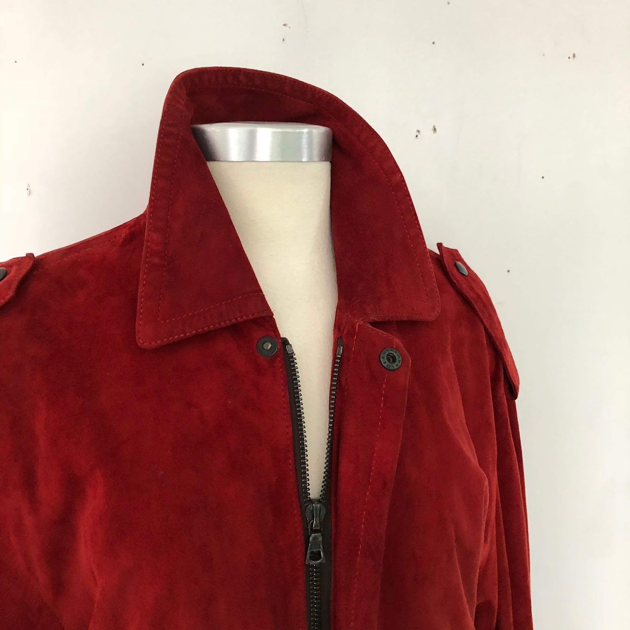 Saint Laurent Vintage Suede Jacket