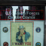 uncle sam at times square in new york city in New York City, United States 
