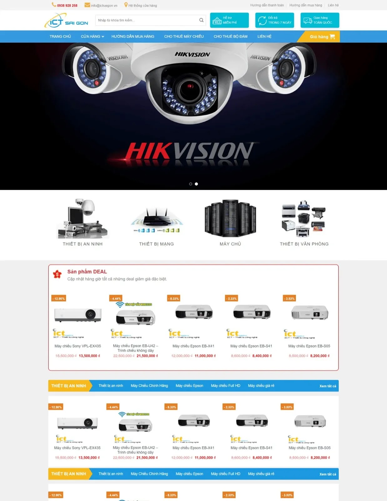 Thiết kế website bán camera (VSM425) Thiết kế website bán camera (VSM425)