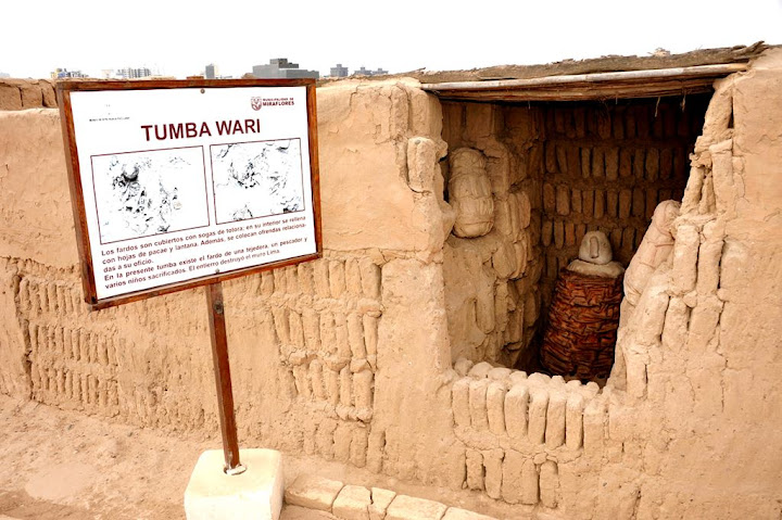 Huaca Pucllana, as ruínas de um templo no centro de Lima