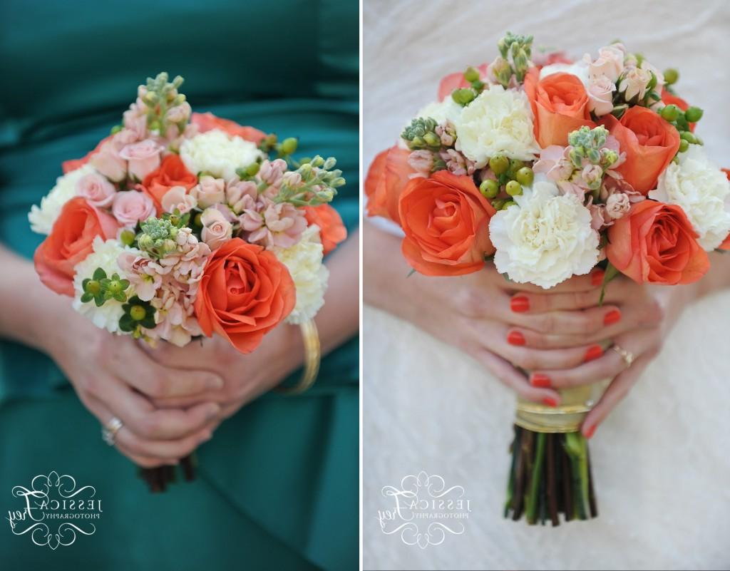 A Sweet Coral & Teal Wedding    