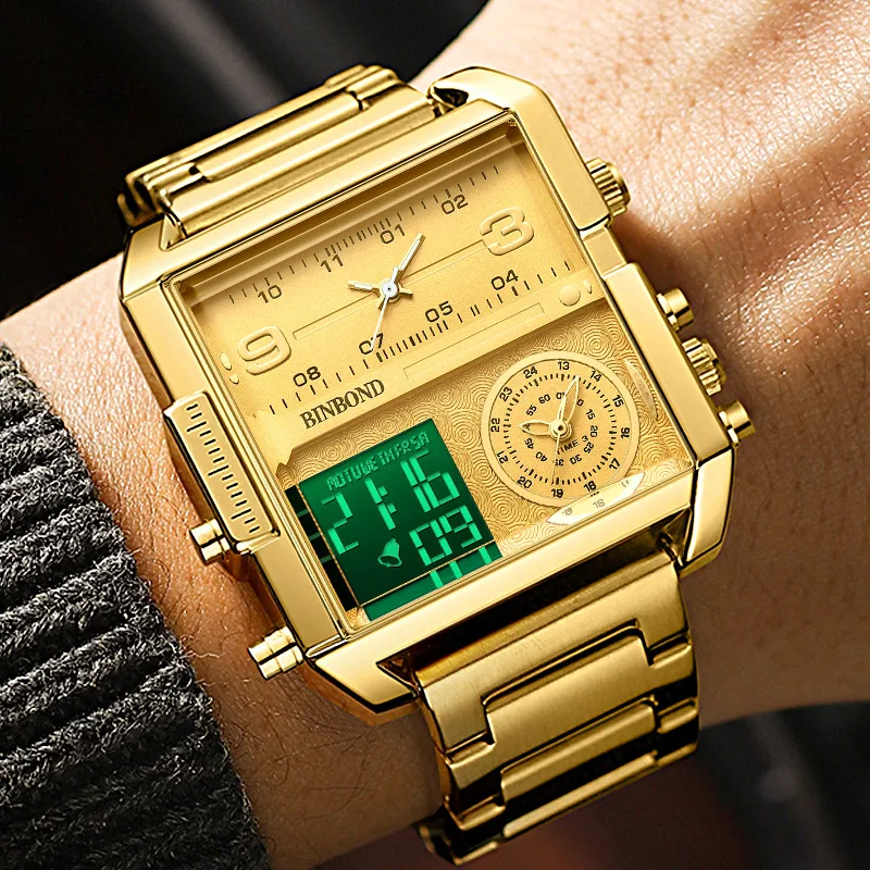 Title 7, Montre de sport pour homme avec grand cadran, m...