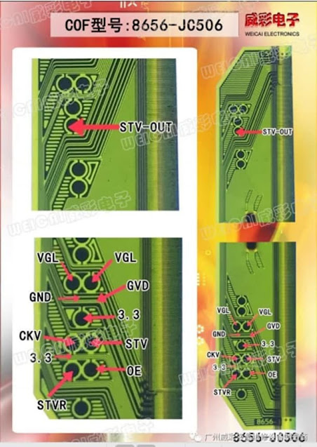 8656-J C506 LED TV COF IC DATA