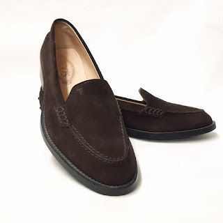 Tod's Suede Leather Loafers