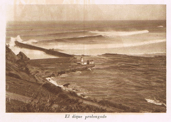 Impresionante vista de la barra de San Esteban de Pravia en el año 1923. Archivo José Suárez.jpg