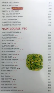 Bahar Biryani Cafe menu 2