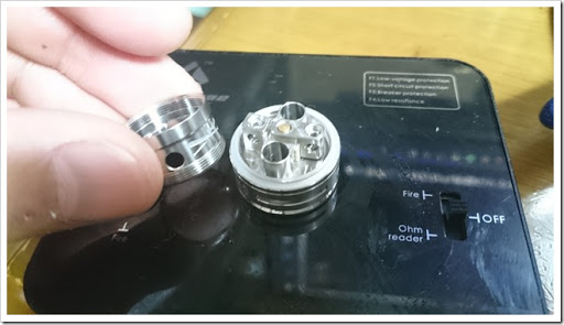 DSC 1472 thumb%25255B3%25255D - 【RTA】200W対応コンパクトな爆煙RDTA! Sigelei Moonshot RDTAレビュー