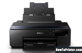 Reset Epson SC-P600 printer with Resetter program