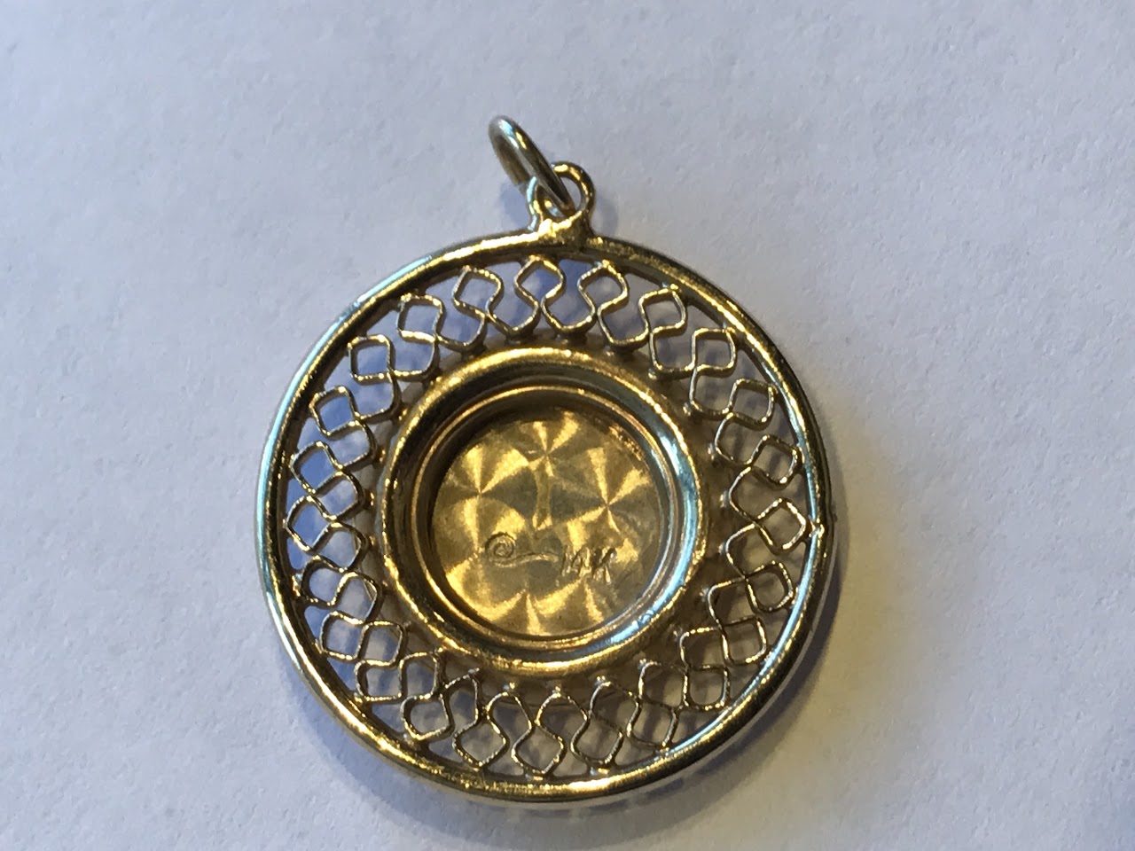 14K Gold Pendant 2