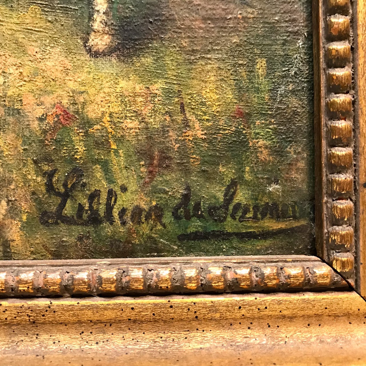 Signed Antique Oil Painting