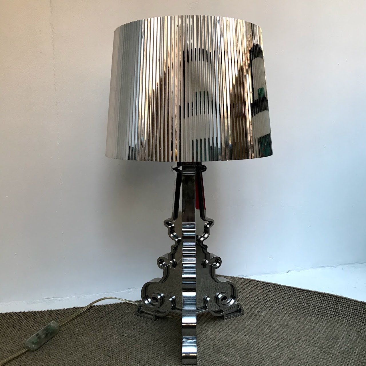 Kartell Bourgie Table Lamp in Silver