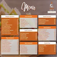 Glory Days Cafe menu 1