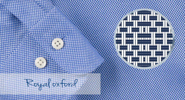 Camisa en tela Royal Oxford