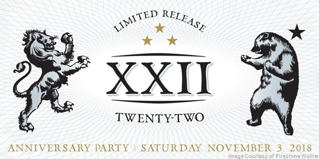 Firestone Walker XXII Coming 11/3