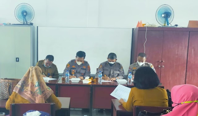 Pimpin Rapat Evaluasi Capaian Vaksinasi Anak,  Wakapolres Tebing Tinggi : Target Vaksinasi 13.400