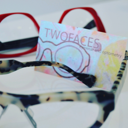 TwoFaces Eyewear and Optometry logo