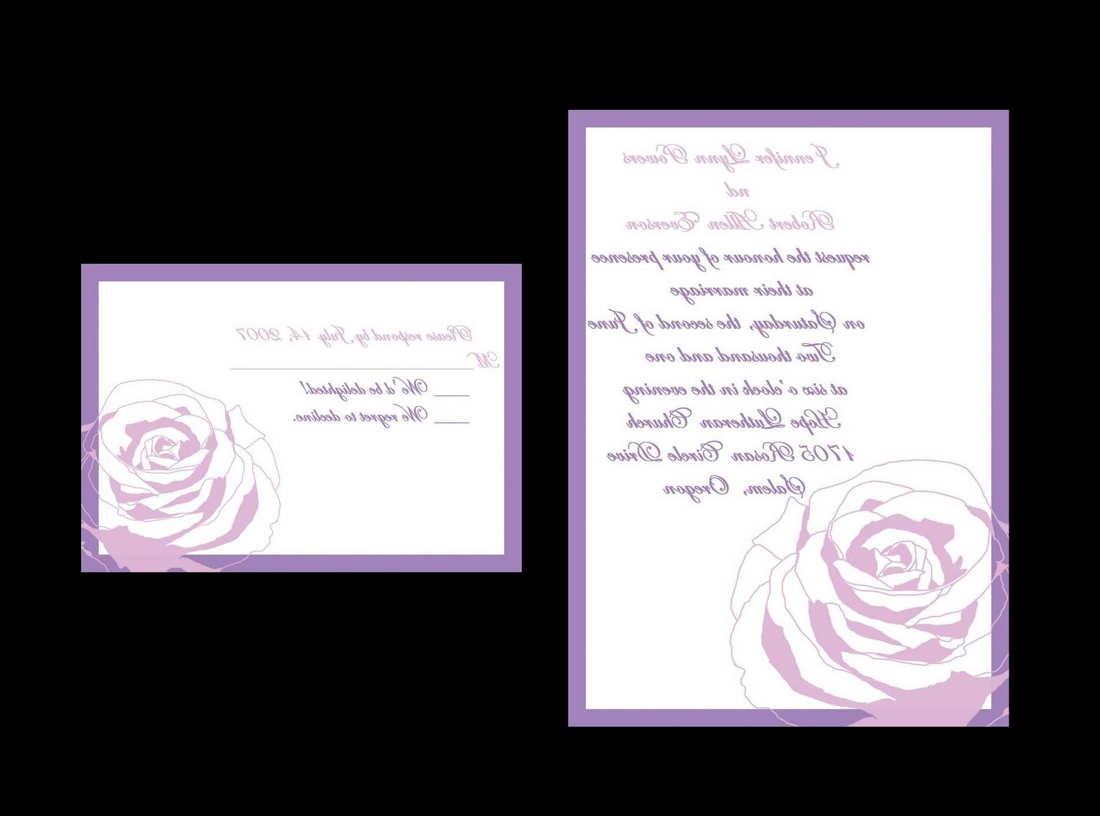 wedding invitation card