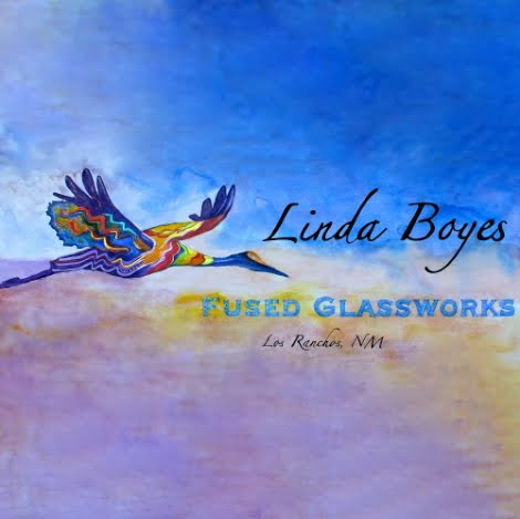 Linda Boyes Fused Glassworks logo