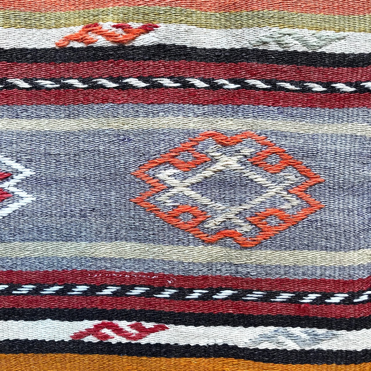 Wool Flat Weave Area Rug