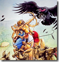 [Jatayu against Ravana]