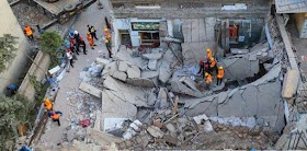 Sedang Pesta Ria, Sebuah Restoran Di China Runtuh Seketika 