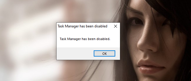 Task Manager è stato disabilitato