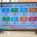 Taiwan airport data plan for air time in Taoyuan, Taiwan 